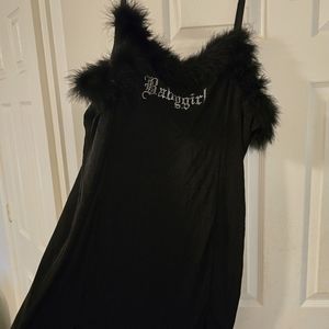 Babygirl black dress plus